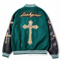 OEM Custom Baseball Jackets Wholesale Men Embroidered Jacket